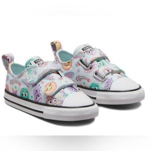 New Converse Chuck Taylor All Star 2V Easy On Galactic Gal Infant Shoe Size: 4